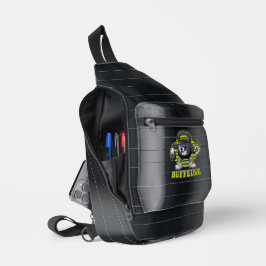 Buffeline Gym Kettlebell Character Duffel Bag Crossbody Bag
