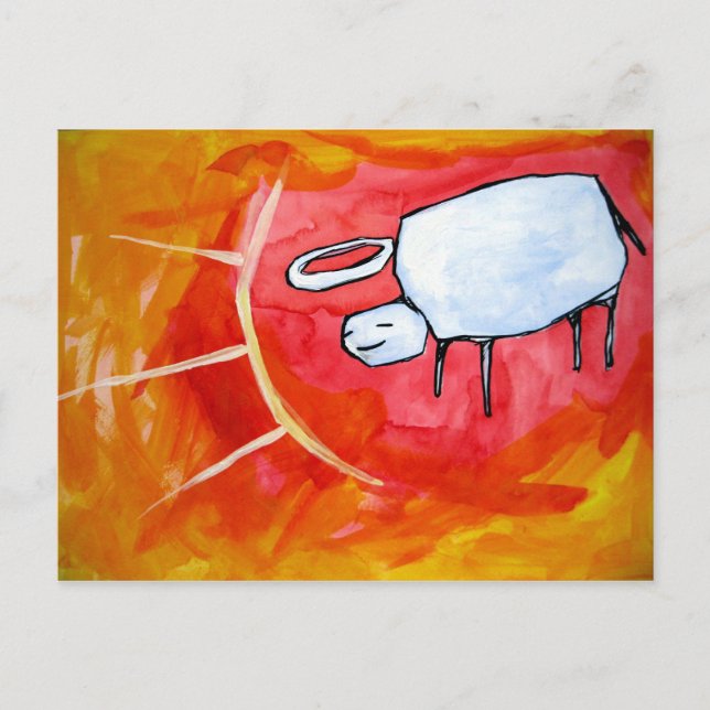 Büffelsonne Postkarte (Vorderseite)