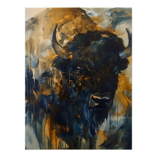 Buffle Majestic, Poster de bison