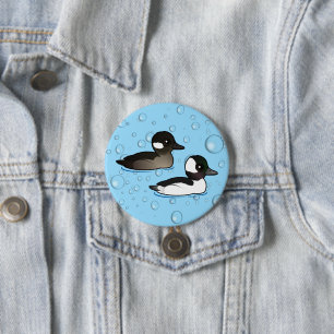 Bufflehead Pair Button
