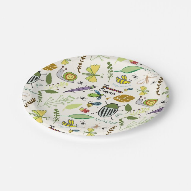 Bug Birthday Teller Personalisiert (Schrägansicht)