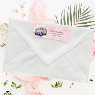 Bug Car von Groovy 60 mit Daisies Rücksendeadresse