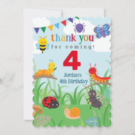 Bug Geburtstag Niedlich Danke Karte