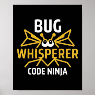Bug Hunt gefährdete Jäger Cyber Threat Bug Bount Poster