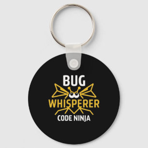 Bug Hunt gefährdete Jäger Cyber Threat Bug Bount Schlüsselanhänger
