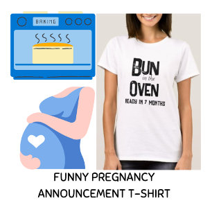 Bug im Ofen Bereit in 7 Monaten Schwangerschaft T-Shirt
