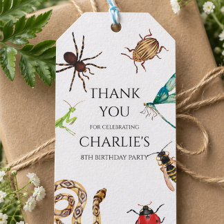 Bug Invitation, Outdoor Birthday, Bug Party, Creep Geschenkanhänger
