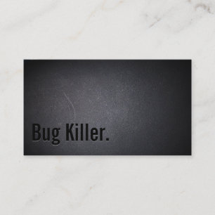 Bug Killer Pest Kontrolle Elegant Schwarz Visitenkarte