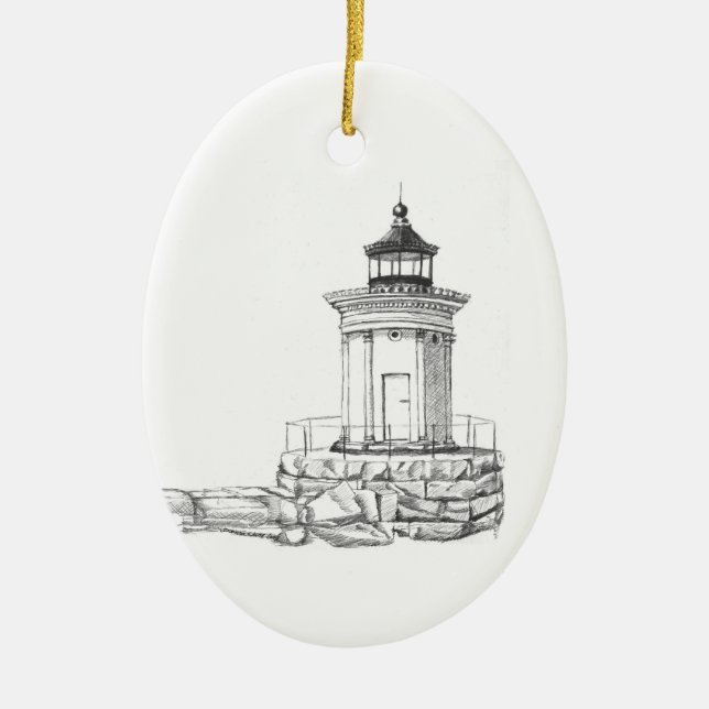 Bug Light Sketch Keramik Ornament (Vorne)