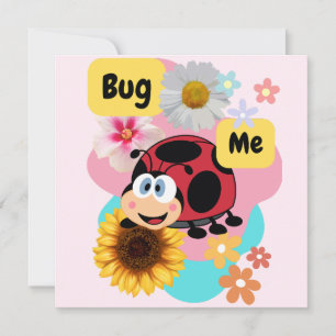 Bug Me: Ladybug Feiertagskarte