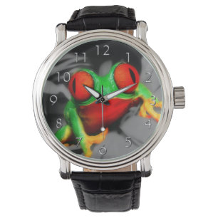 Bug-Mit Augen Frog Armbanduhr