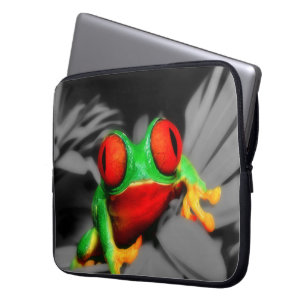 Bug-Mit Augen Frog Laptopschutzhülle