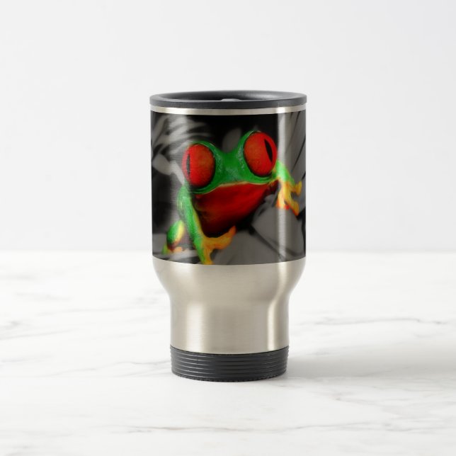 Bug-Mit Augen Frog Reisebecher (Mittel)