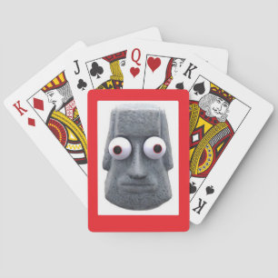 Bug-Mit Augen Moai'd Novelty Spielkarten