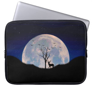 Bug mit Big Rack gegen Vollmond Laptopschutzhülle
