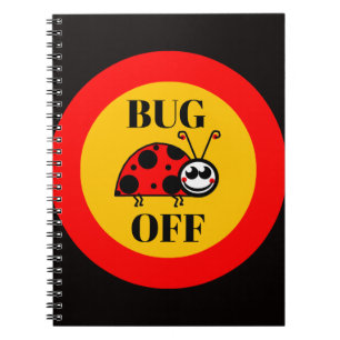 Bug Off Notizbuch Notizblock
