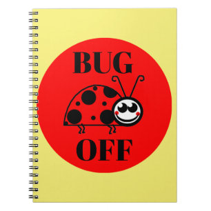 Bug Off Notizbuch Notizblock