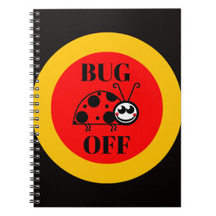 Bug Off Notizbuch Notizblock