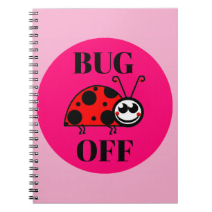 Bug Off Notizbuch Notizblock