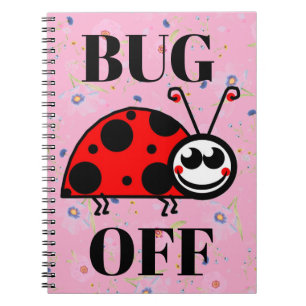 Bug Off Notizbuch Notizblock