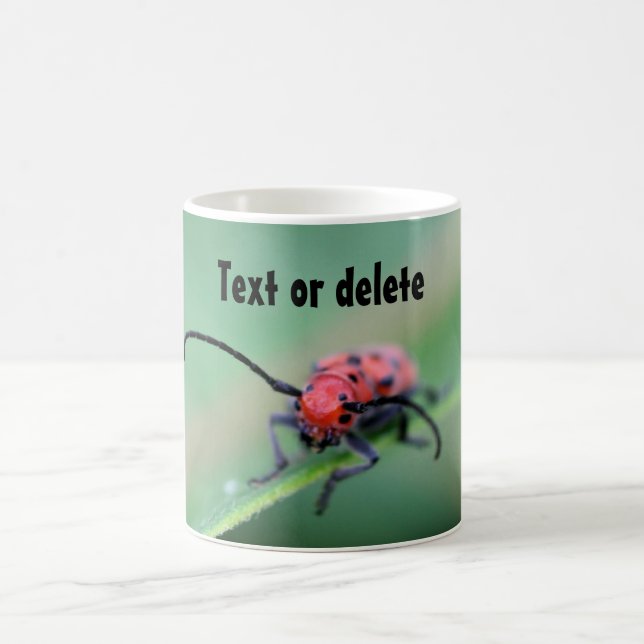 Bug With Attitude Funny Personalized Kaffeetasse (Mittel)