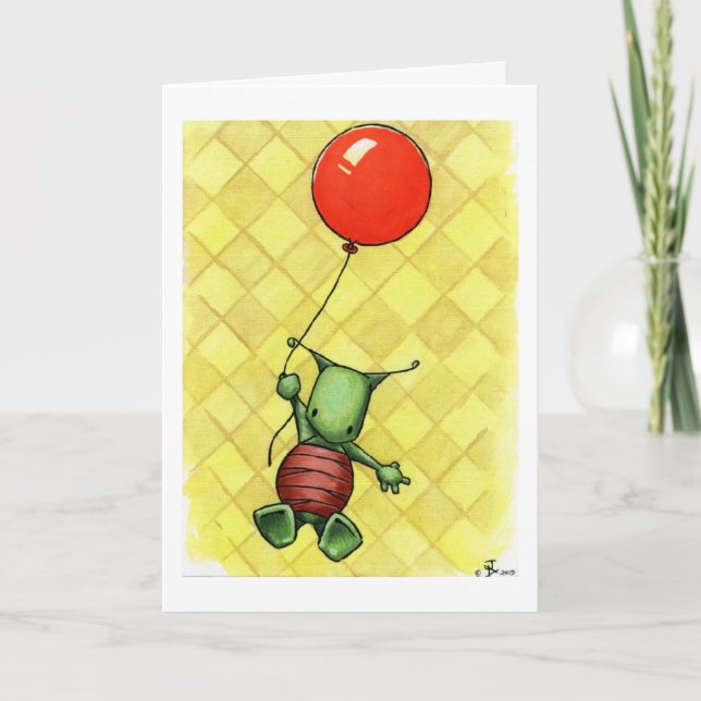 bugball Geburtstag Karte (Vorderseite)