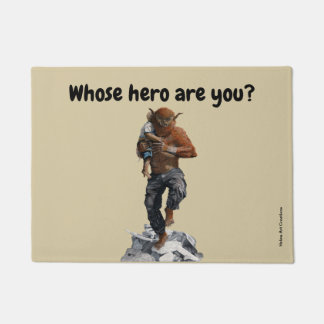 Bugbär Hero Rettung Kinderfantasie Art Door Mat Fußmatte