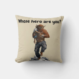 Bugbear Hero Child Rescue Fantasy Art Throw Kissen
