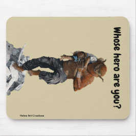 Bugbear hero Retcuing Child Fantasy Art Mouse Pad Mousepad