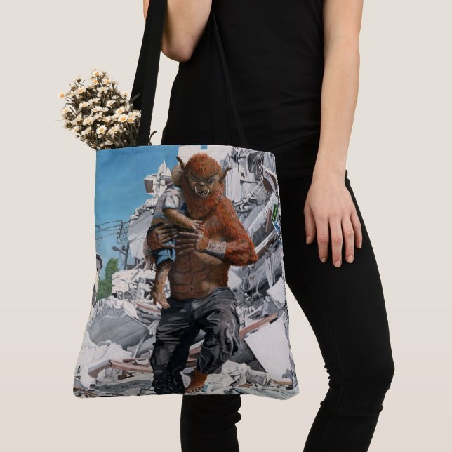 Bugbear hero retcuing Child Fantasy Graphic Tasche (Von Nahem)