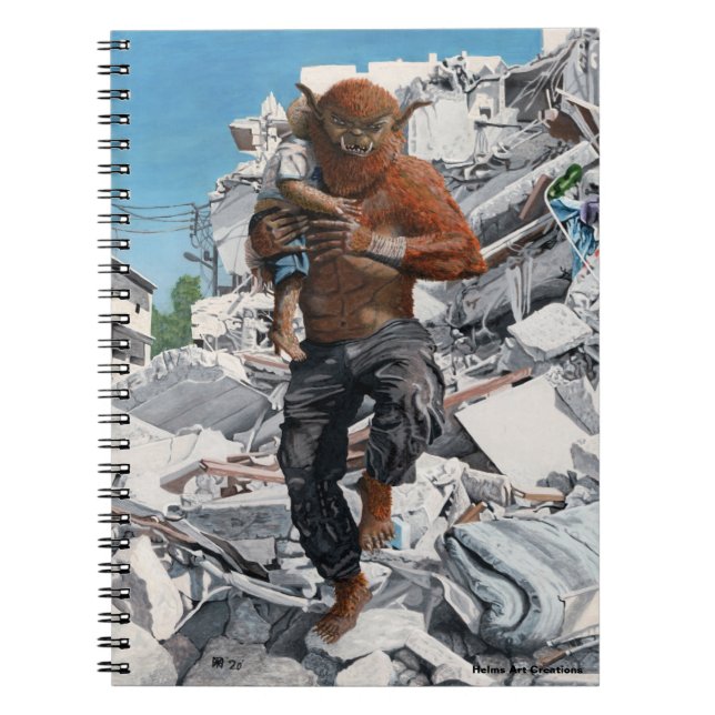 Bugbear Hero Rettend Child Fantasy Spirituosen-Not Notizblock (Vorderseite)