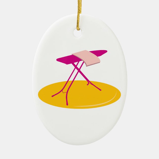 Bügelbrett Keramikornament (Vorne)