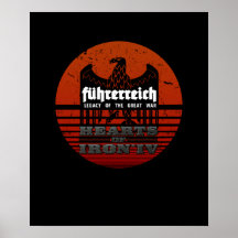 Bügelherzen 4 Druck, Werteplakat (Matte)