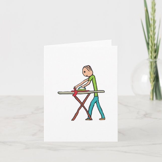 Bügeln Karte (Vorderseite)