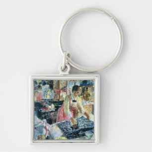 Bügelnde Frau, 1912 Schlüsselanhänger