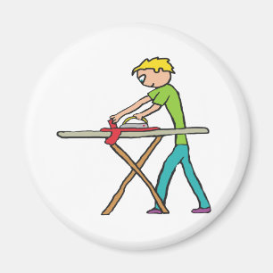 Bügelwäsche Magnet