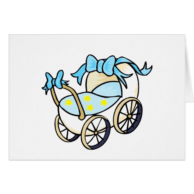 Buggy des blauen Babys (Vorderseite (Horizontal))