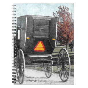 Buggy Herbst Notizblock