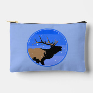 Bugling Elk im Winter - Original Wildlife Art Zubehörtasche
