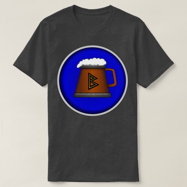 Bugmans Heraldry: Rundschild T-Shirt (Design vorne)