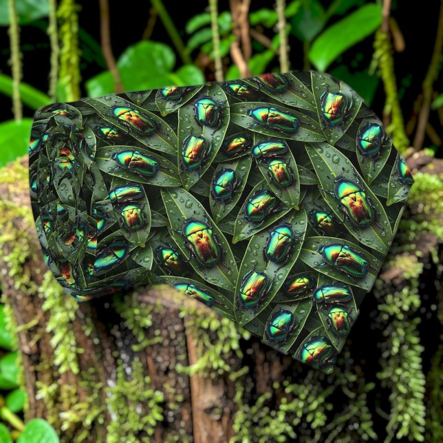 Bugs and Insect Pattern Custom Necktie Krawatte (Von Creator hochgeladen)