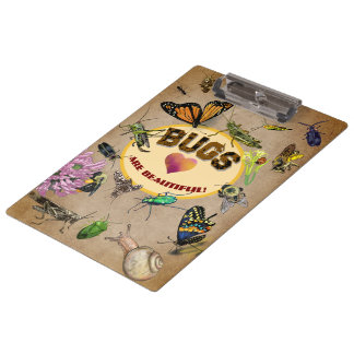 Bugs are Beautiful! Insects Klemmbrett