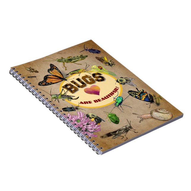 Bugs are Beautiful! Insects Notizblock (Rechte Seite)