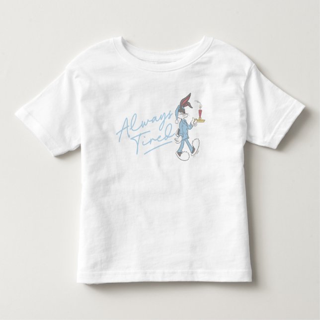 BUGS BUNNY™ Always Tired Kleinkind T-shirt (Vorderseite)