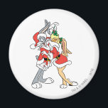 BUGS BUNNY™ and Lola Mistletoe Kiss Magnet<br><div class="desc">Christmas _x005F_x005F_x005F_x000D_ _x005F_x005F_x005F_x000D_ Design part of a series from the Holiday Collection</div>