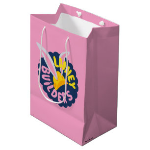 BUGS BUNNY BUILDERS™ Bauarbeiterhelm-Logo mit gew Mittlere Geschenktüte