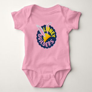 BUGS BUNNY BUILDERS™  Bauhelm-Logo mit gerilltem R Baby Strampler