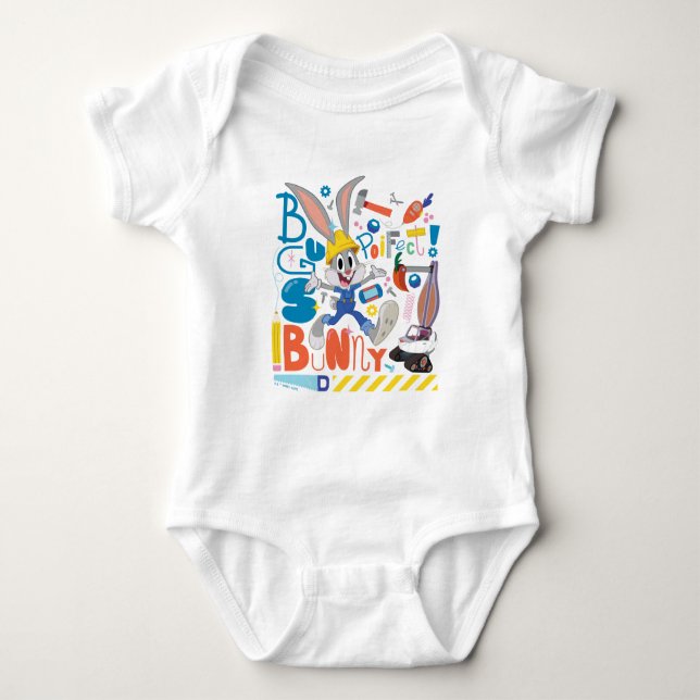 BUGS BUNNY BUILDERS™| BUGS BUNNY™-Arbeitstools Baby Strampler (Vorderseite)