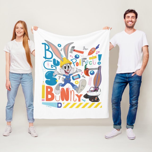 BUGS BUNNY BUILDERS™| BUGS BUNNY™-Arbeitstools Fleecedecke (Beispiel)