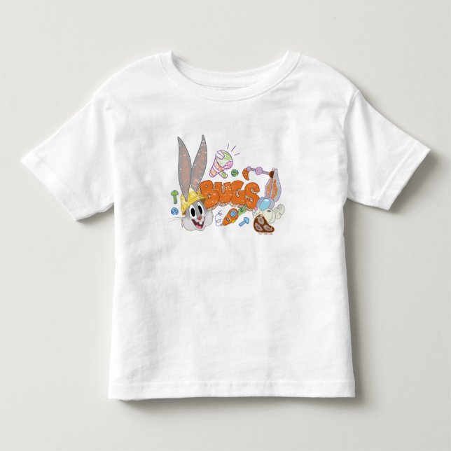 BUGS BUNNY BUILDERS™| BUGS BUNNY™ Sketch Art Kleinkind T-shirt (Vorderseite)